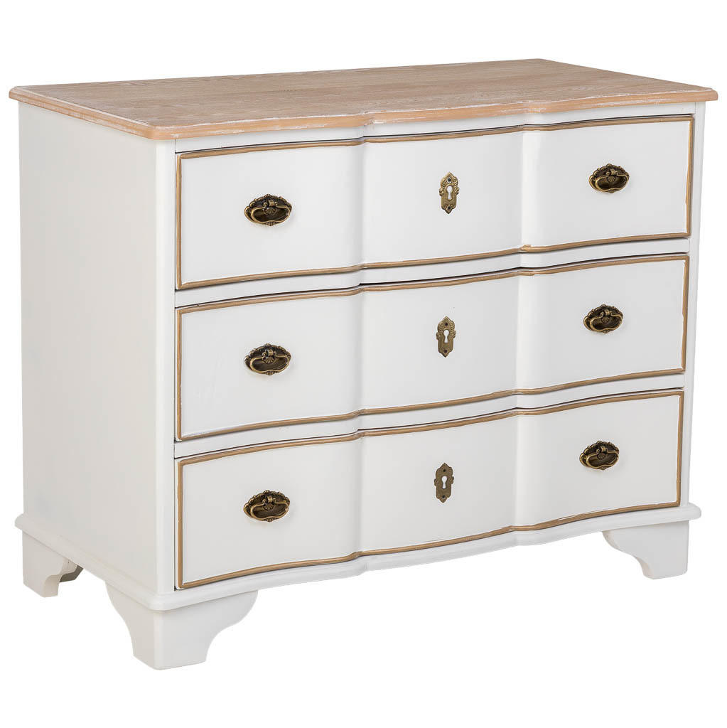 KOMMODE 100x50x80 cm - Weiß, Holz (100/80/50cm) - Wanderlust