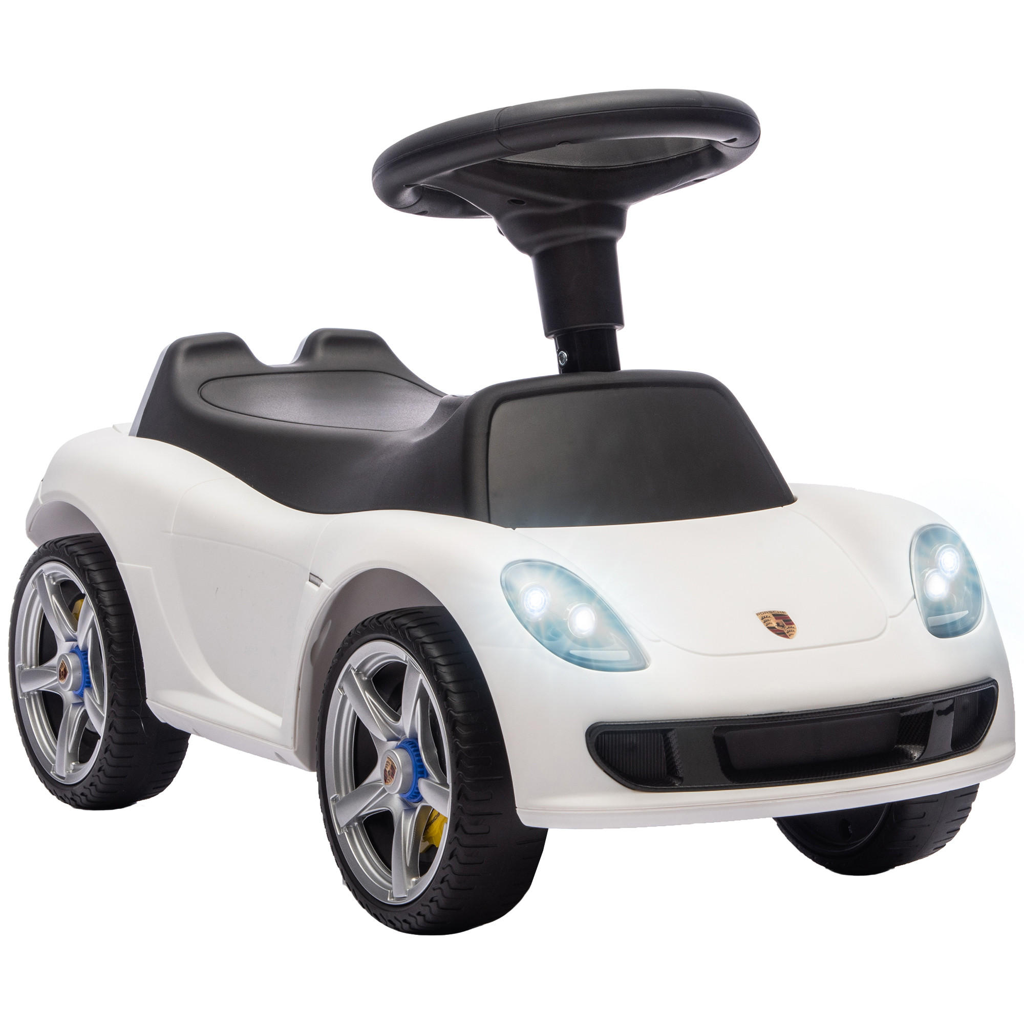 KINDER-RUTSCHAUTO PP Weiß - Weiß, Kunststoff (63/28.5/38cm) - AIYAPLAY