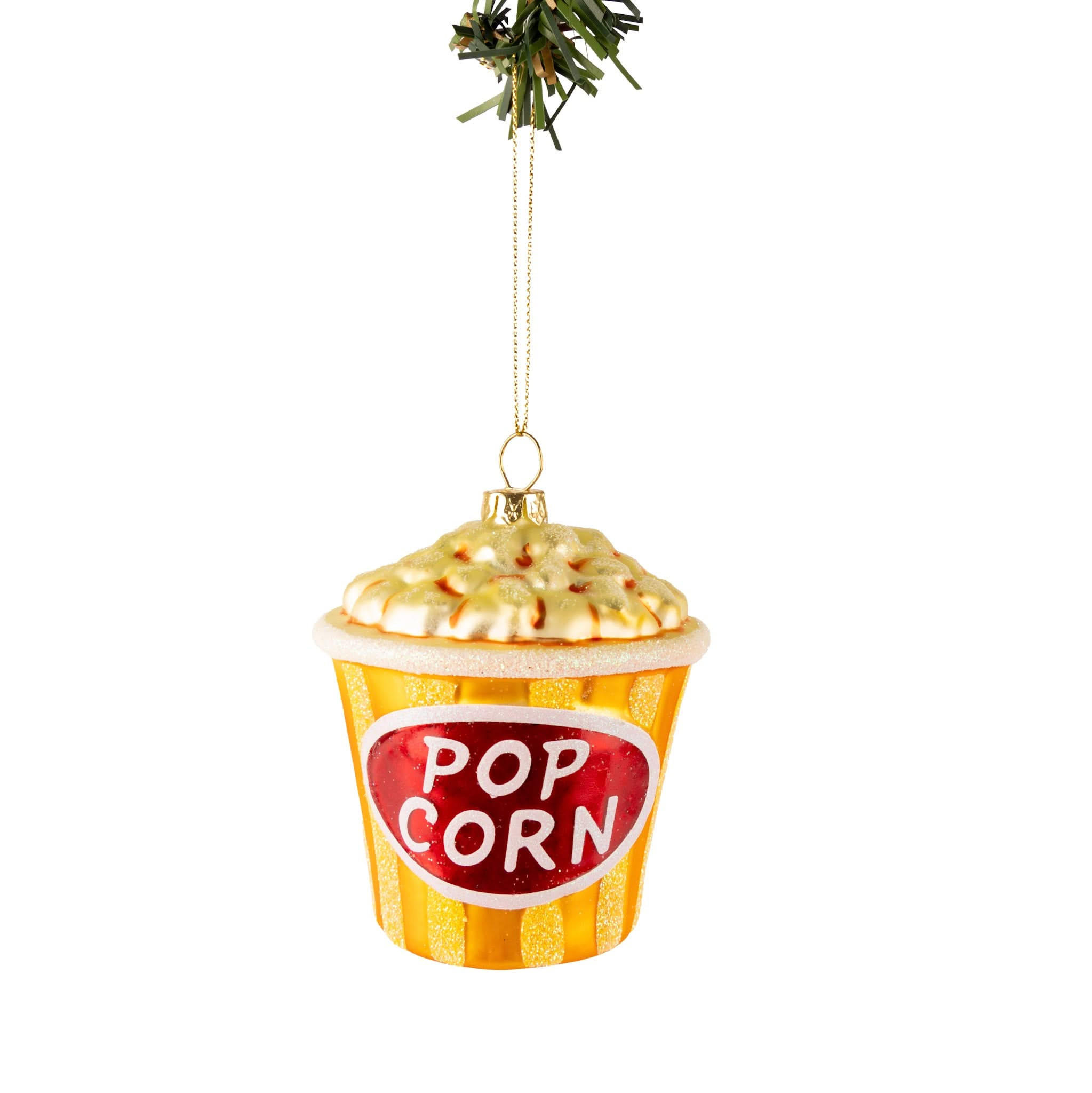 WEIHNACHTSKUGEL Popcorn 9 cm - Goldfarben, Glas (8/9/1cm)