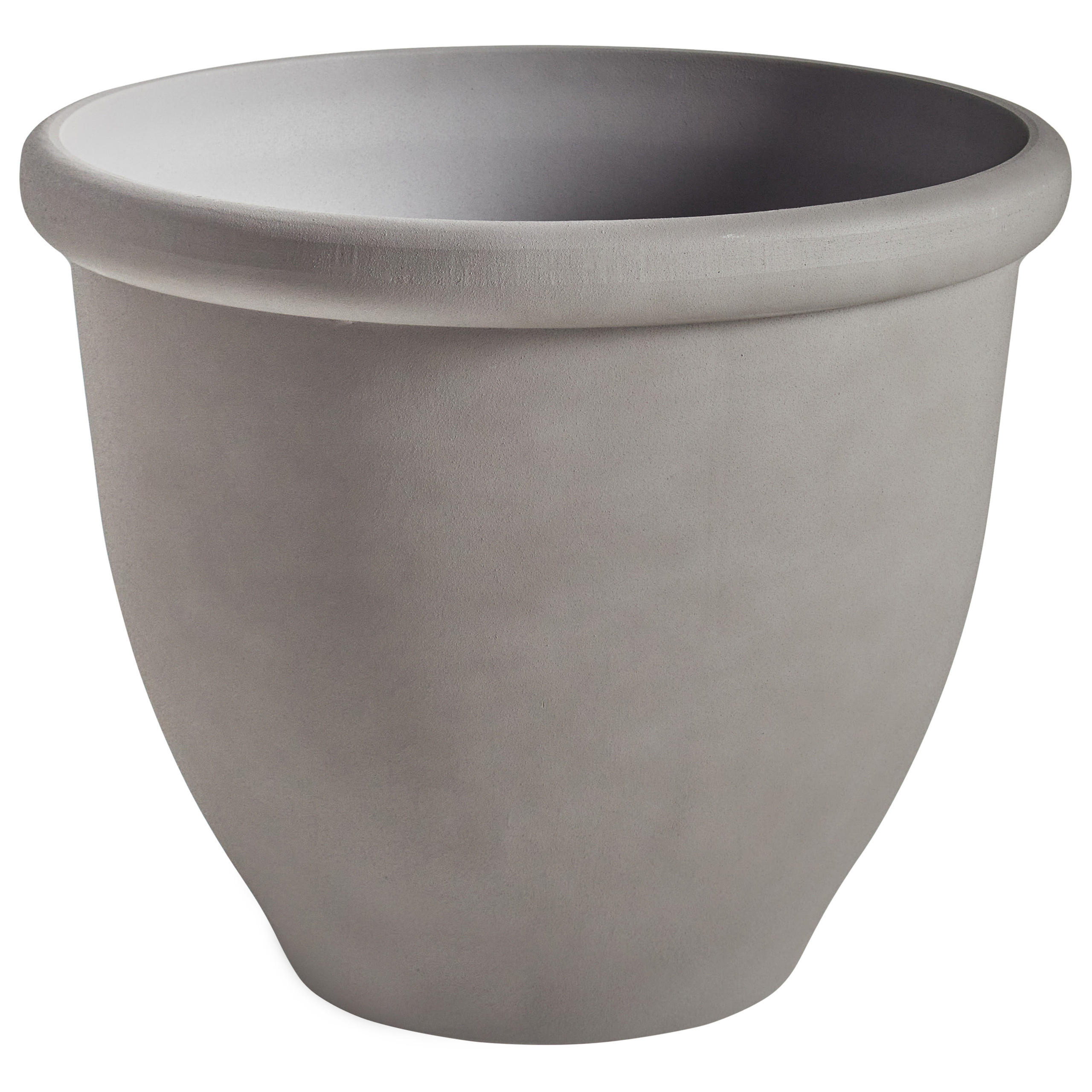 BLUMENTOPF Grau Tesalia - Grau, Kunststoff (42cm) - Beliani
