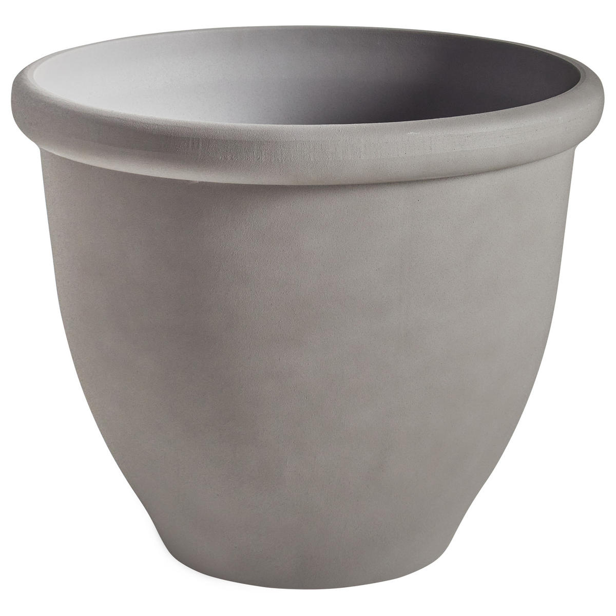 BLUMENTOPF Grau Tesalia - Grau, Kunststoff (42cm) - Beliani