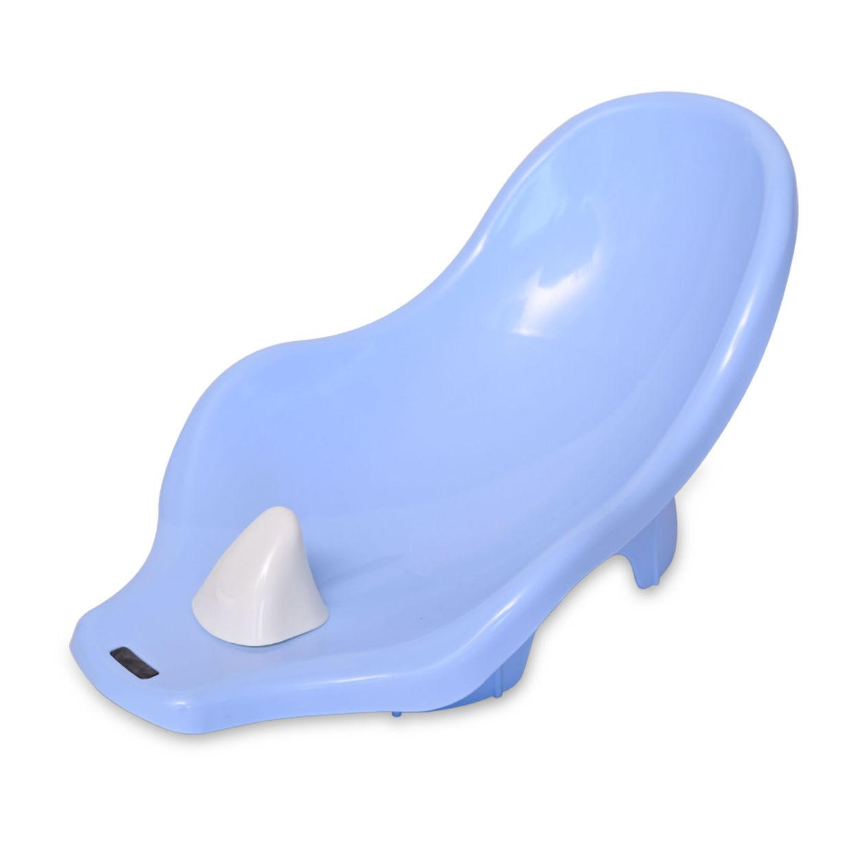 BABYBADEWANNE SET Set-1013082 blau mit Badewannenständer, Badesitz, Wasserthermometer, Wasserablauf - Blau, Kunststoff (41/88cm) - Lorelli