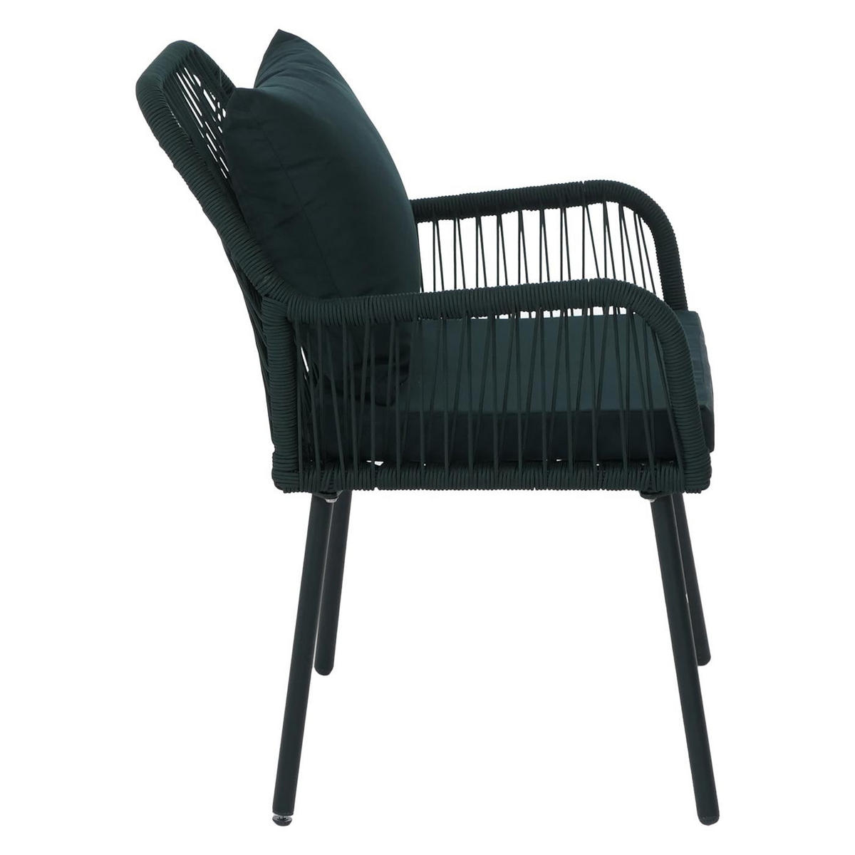 GARTENSTUHL 2er-Set 81x54x62cm Grün - Grün, Metall (54/81/62cm) - PROREGAL