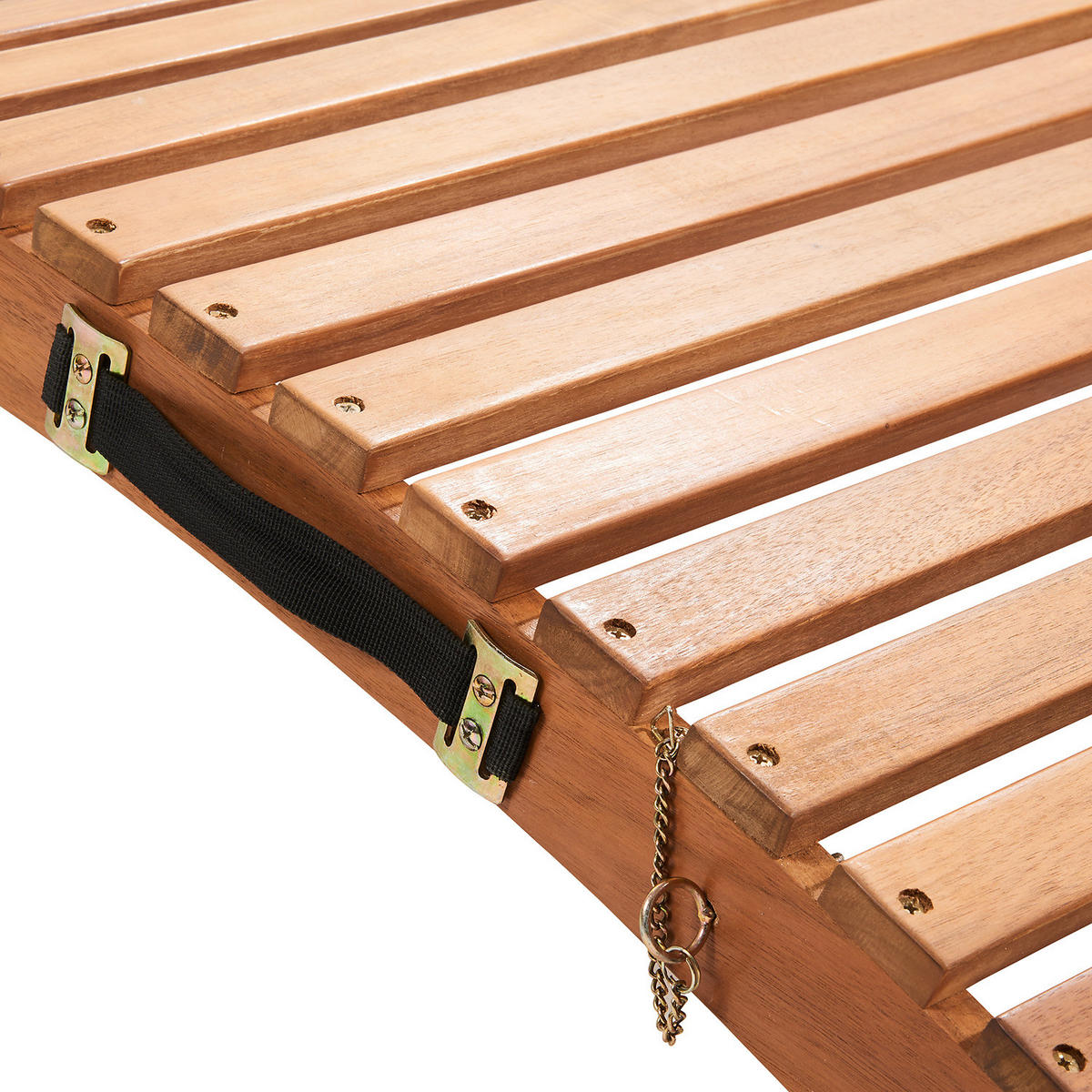 GARTENLIEGE (2-teilig) Sun Waver - Braun, Holz (54/62/188cm) - Butlers