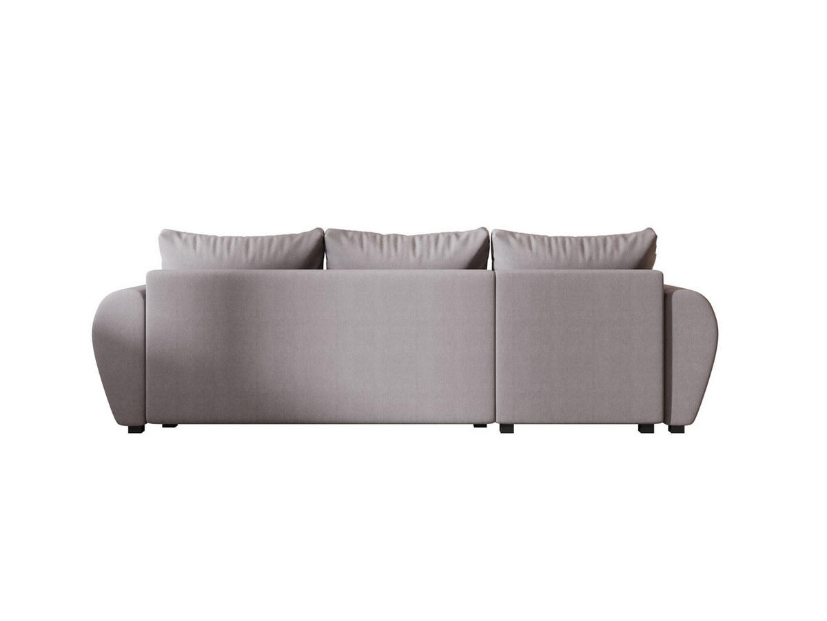 ECKSOFA MOLISA L Cosmic 160 Links mit Schlaffunktion - Grau, Textil (245/145cm) - Bedante