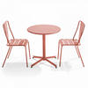 GARTENSET 3-tlg., Lehm - Pink, Metall - Oviala