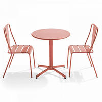 GARTENSET 3-tlg., Lehm - Pink, Metall - Oviala