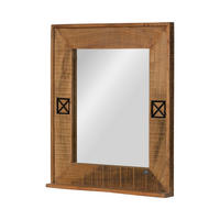 SPIEGEL Akazie 68x8x79 natur versiegelt NATURE OF SPIRIT #304 - Naturfarben, Holz (68/79/8cm) - Massivmoebel24