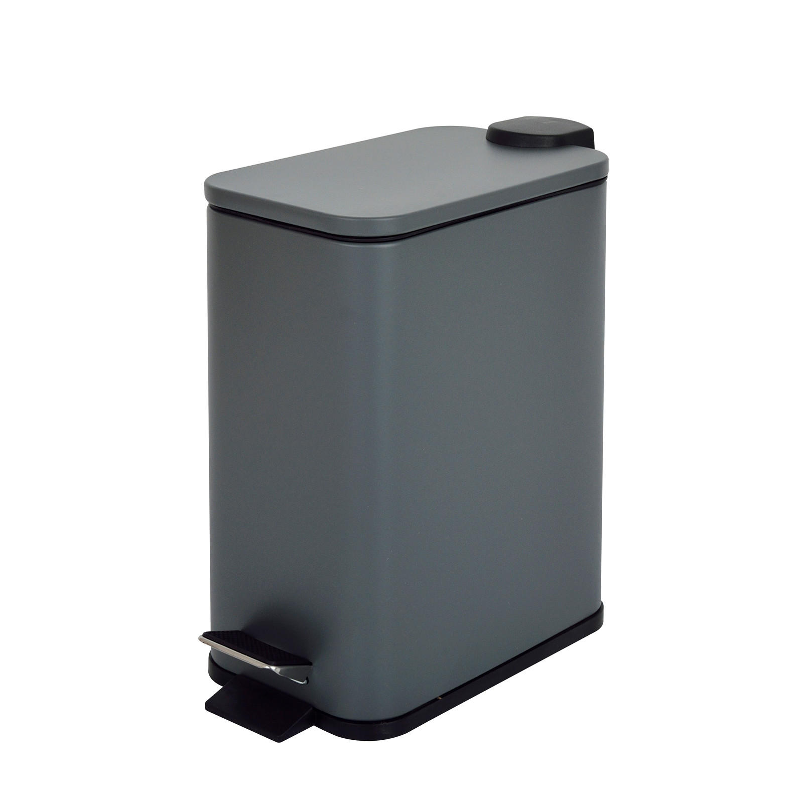 MÜLLEIMER ST5 5L Grau - Grau, Metall (14/28/29cm) - SVITA