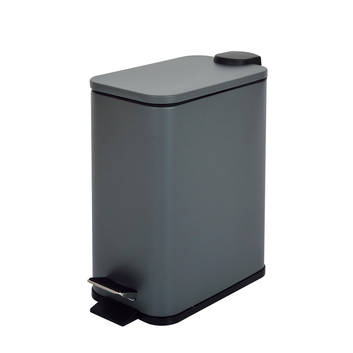 MÜLLEIMER ST5 5L Grau - Grau, Metall (14/28/29cm) - SVITA