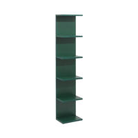 BÜCHERREGAL 6 Ablagen Grün 25/16,5/120 - Grün, Holz (25/120/17cm) - Mobili Rebecca