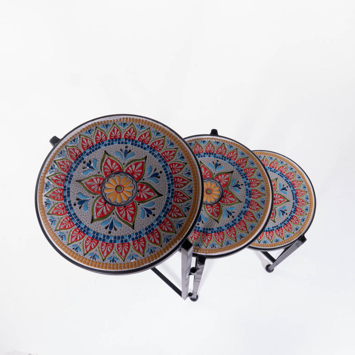 BLUMENSTÄNDER Mozaika 68 cm - Multicolor, Metall (22/22/68cm) - Ambiance