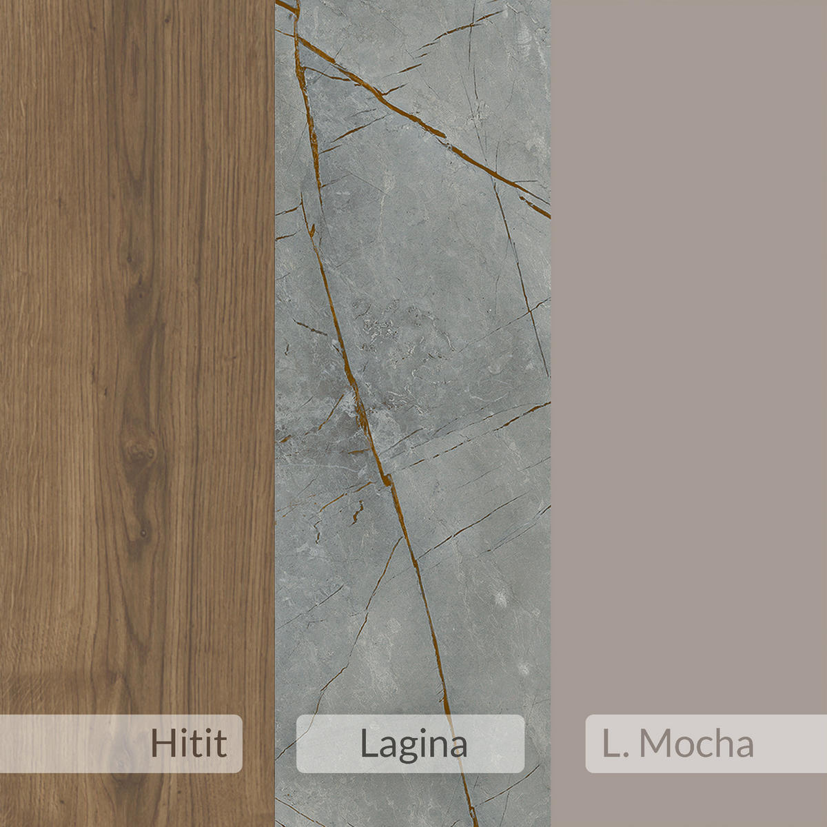 BEISTELLTISCH Muju C Bunt 30/40/57 cm - Multicolor, Holzwerkstoff (40/30/57cm) - Decortie