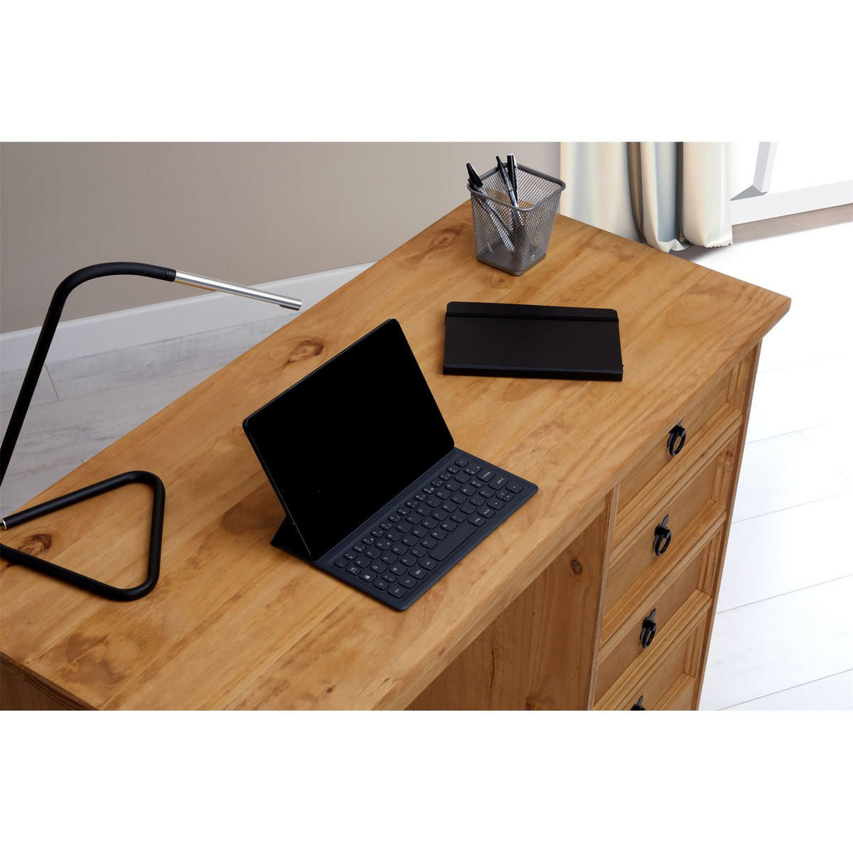 SCHREIBTISCH SALSA - Braun, Holz (48/104/78cm) - CARO-Möbel