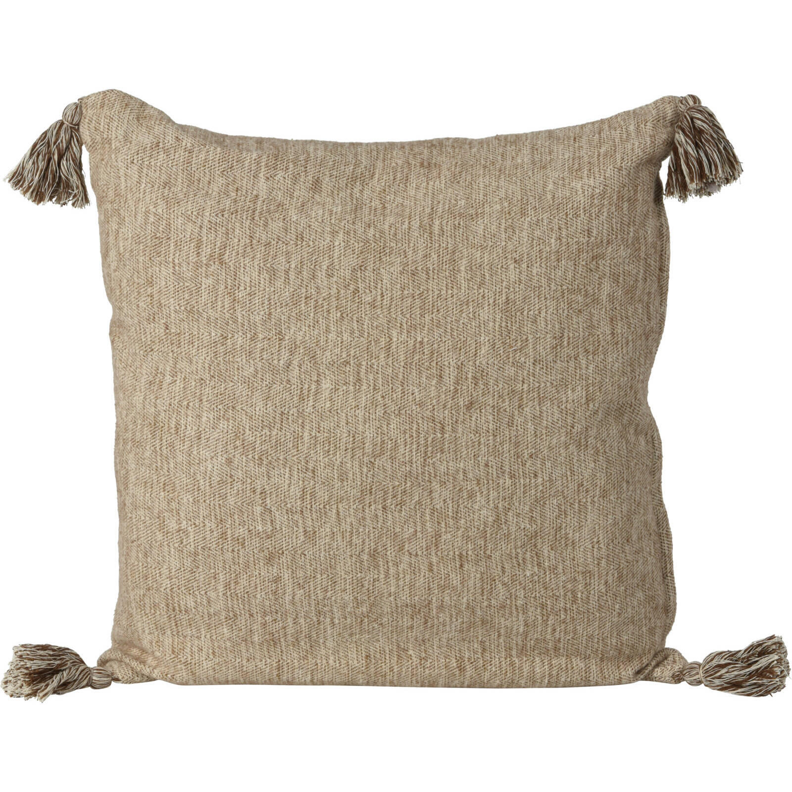 ZIERKISSEN Baumwolle 45/45 cm - Beige, Naturmaterialen (45/45cm)