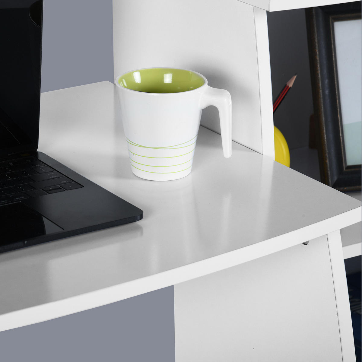 SCHREIBTISCH Weiß - Weiß, Holz (50/60/73cm) - Urban Meuble