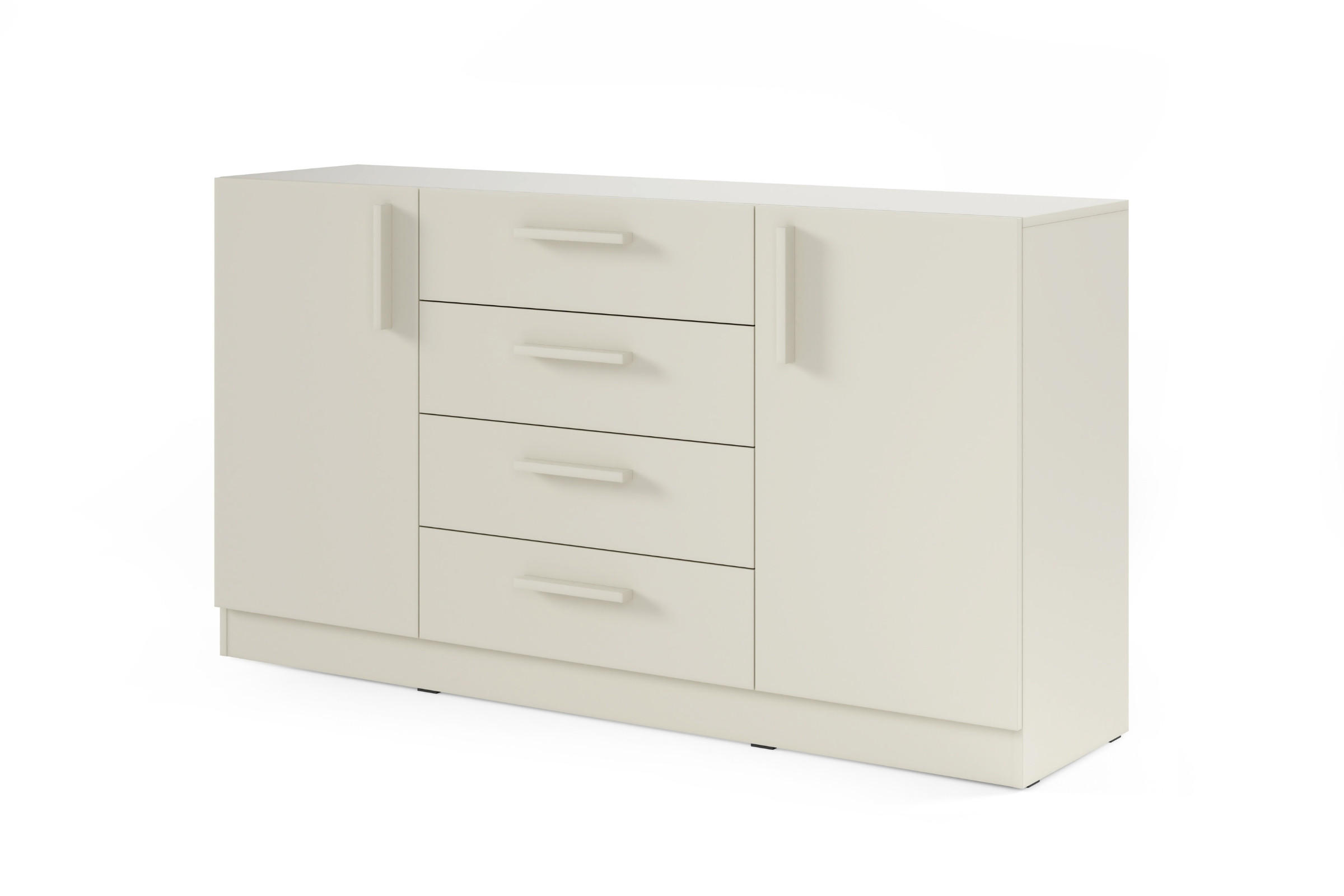 KOMMODE BRISSO BRK1 155,5/85/40 cm in Kaschmir - Kaschmir, Holzwerkstoff (156/85/40cm) - Deine Möbel 24