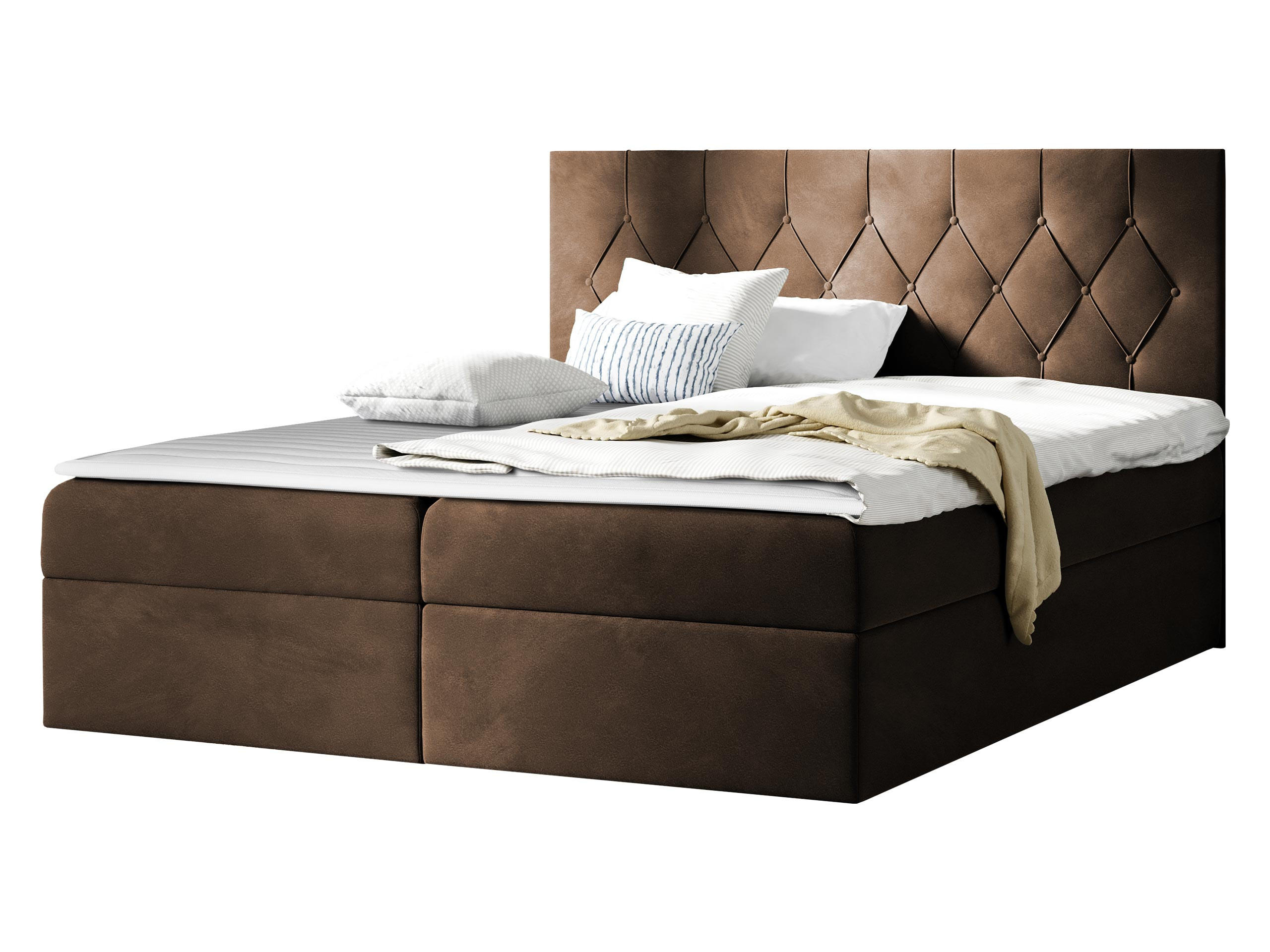 BOXBETT Sky - Braun, Holz (140/200cm) - MIRJAN24