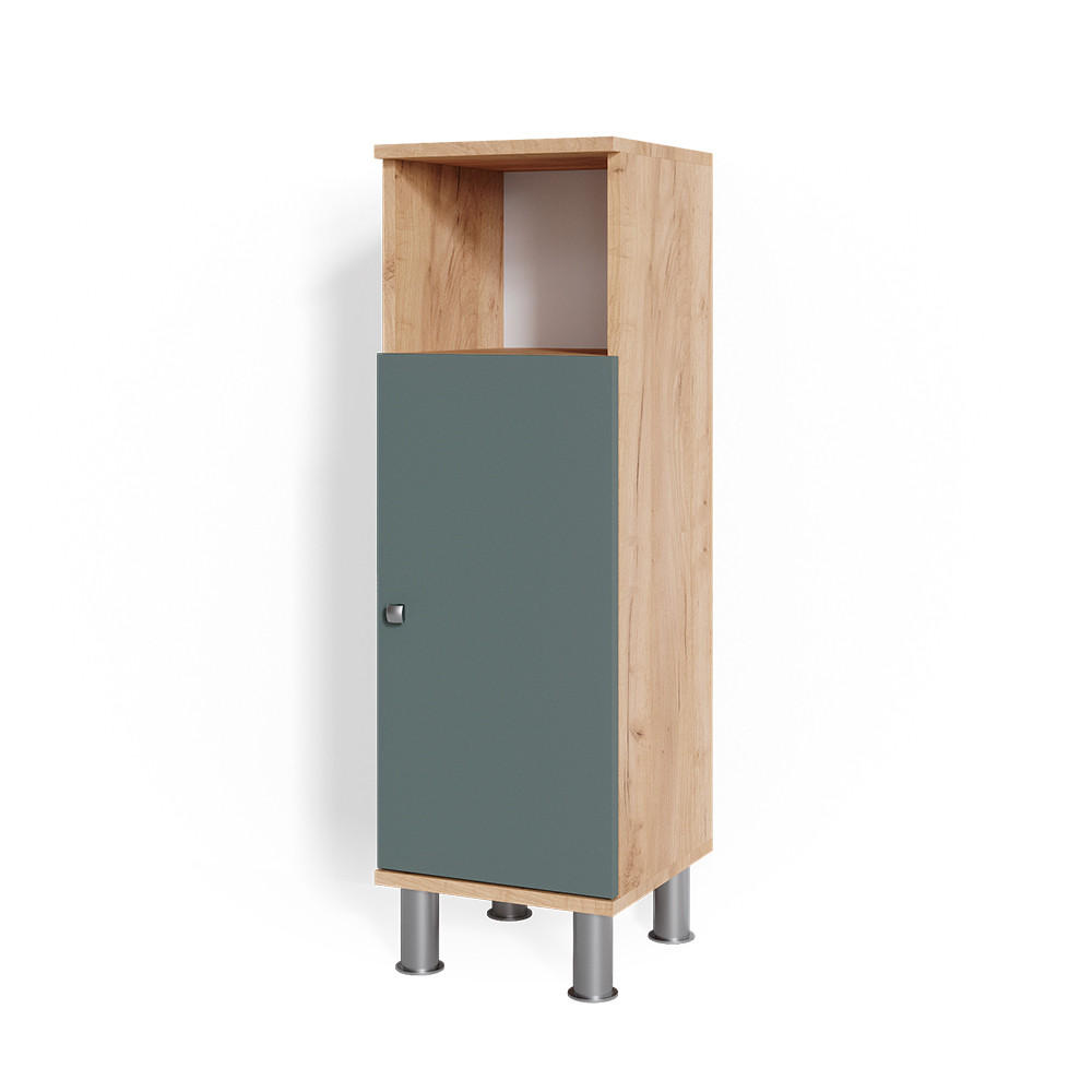 MIDISKÅP Fynn Grön 30x95 cm 95/30/30 cm
