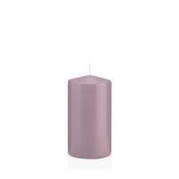 STUMPENKERZEN Mauve Lila Ø 68 x 130 mm, 12 Stück - Mauve, Paraffin (7/13cm) - Wiedemann Kerzen