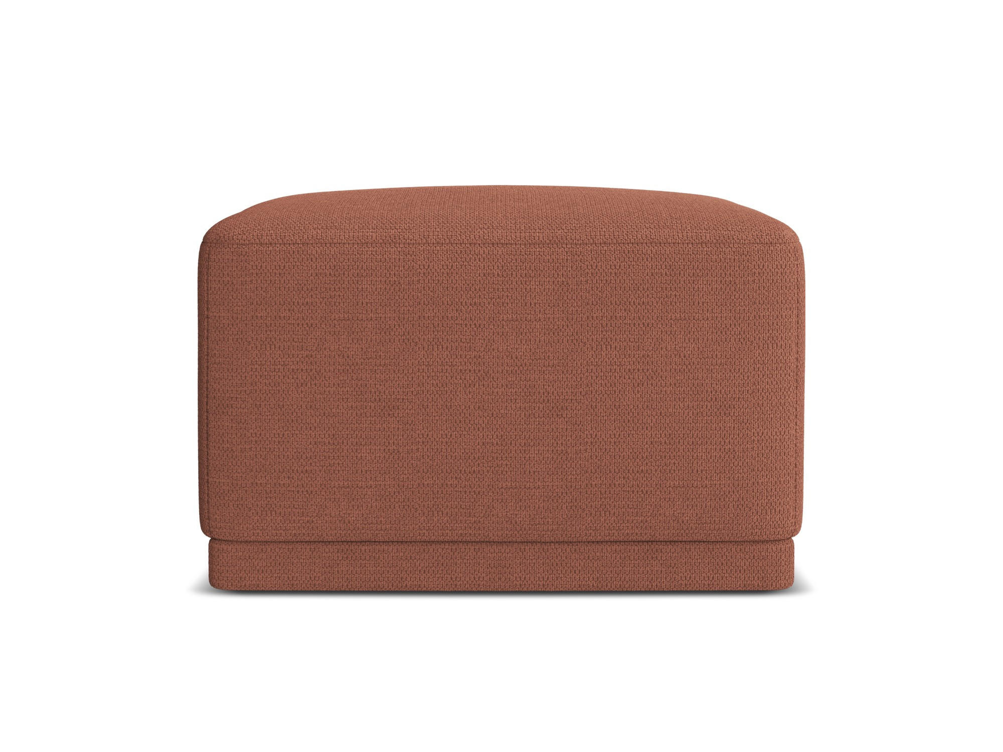 POUF Chenille Stoff Pink - Pink/Hellrosa, Kunststoff/Textil (65/40/65cm) - Makamii