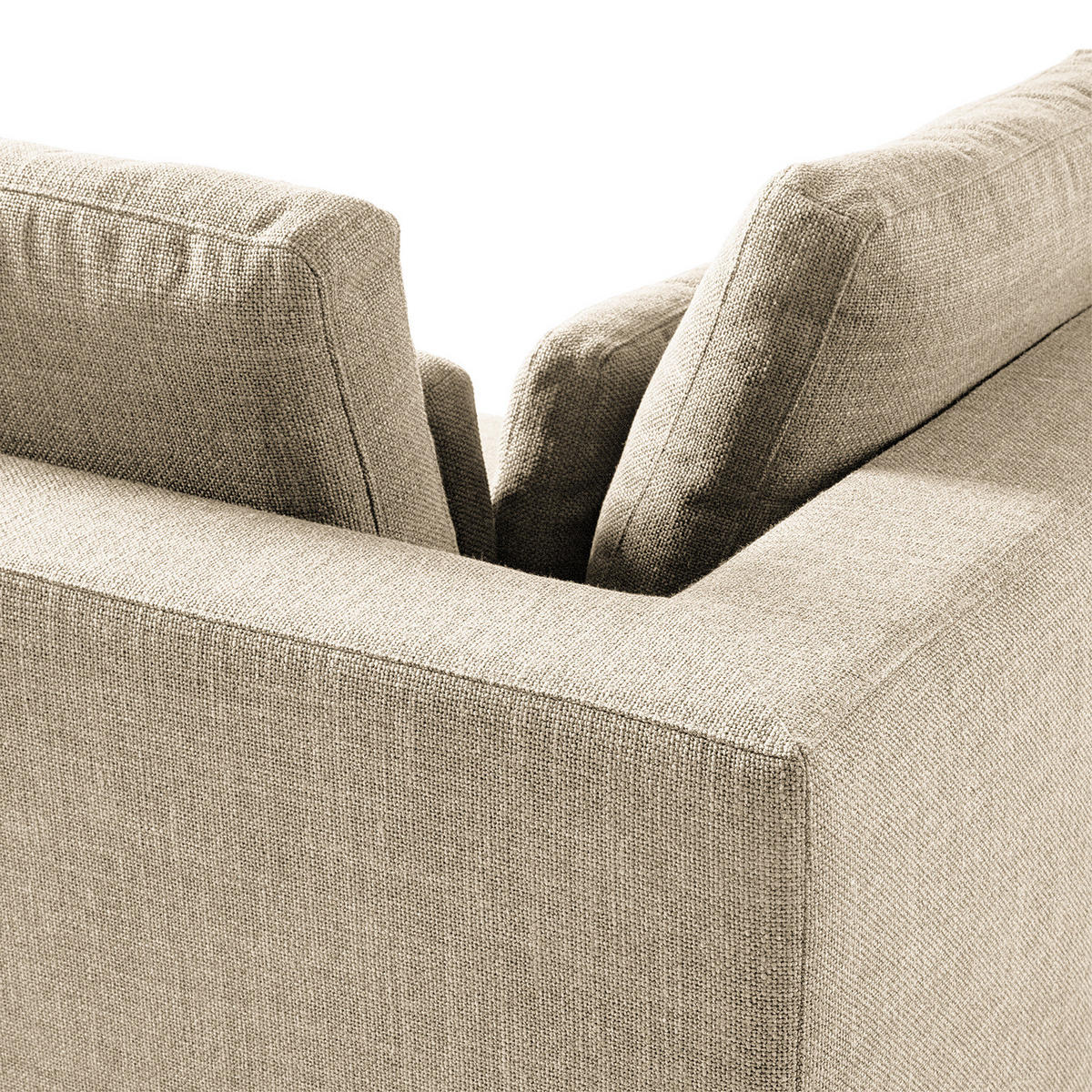 MODULECKE - Beige, Textil (112/80/112cm) - home24