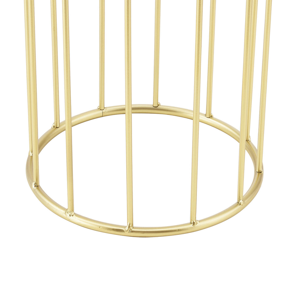 PFLANZENSTÄNDER-SET 2 TLG. Mortsel - Goldfarben/Schwarz, Metall (25/70/25cm) - [en.casa]