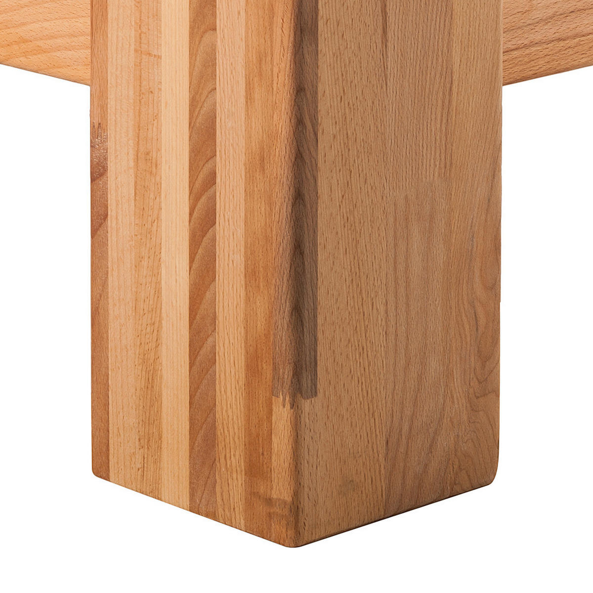 BETT - Massivholz - Kernbuche, Holz (160/200cm) - home24