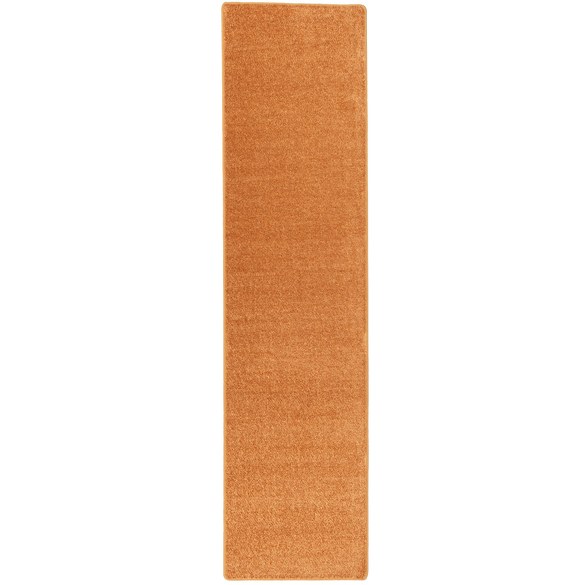 HOCHFLOR VELOURS LÄUFER TEPPICH LUNA - Terracotta, Textil (80/400cm) - Snapstyle