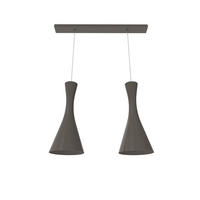 HÄNGELEUCHTE - Graubraun, Metall (20/70/120cm) - Lumicom