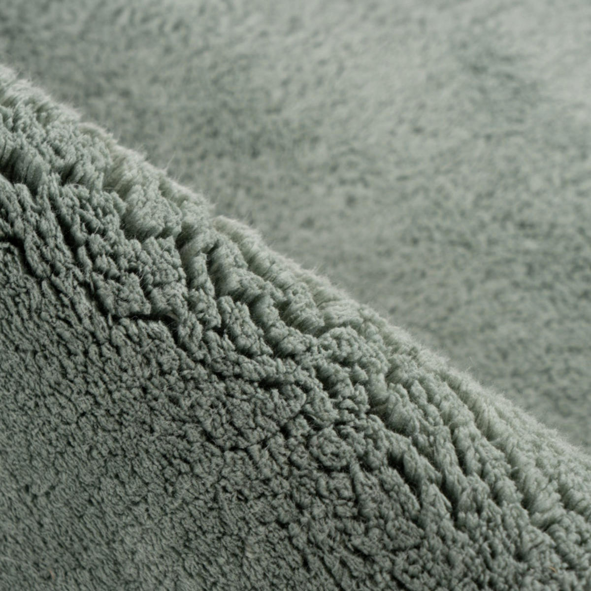 BADTEPPICH Waschbar Pure 500 Jade-Grün 50x90 cm - Grün, Textil (50/90cm) - carpet city