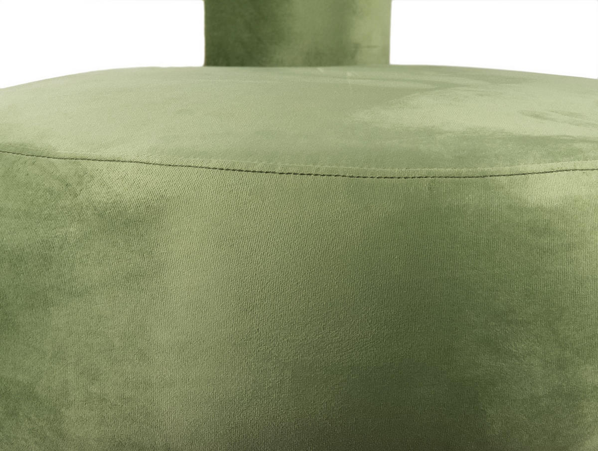 SESSEL Abrazo 58/58/67 cm - Grün, Textil (58/67/58cm) - Leitmotiv