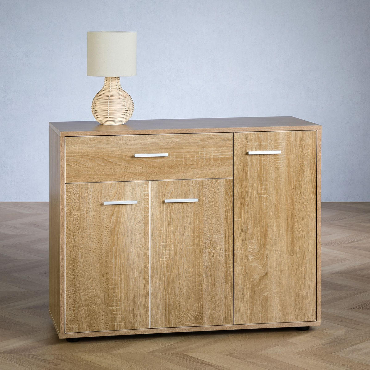 SCHUHSCHRANK DEUSTO - Sonoma Eiche, Holzwerkstoff (88/70/35cm) - CARO-Möbel