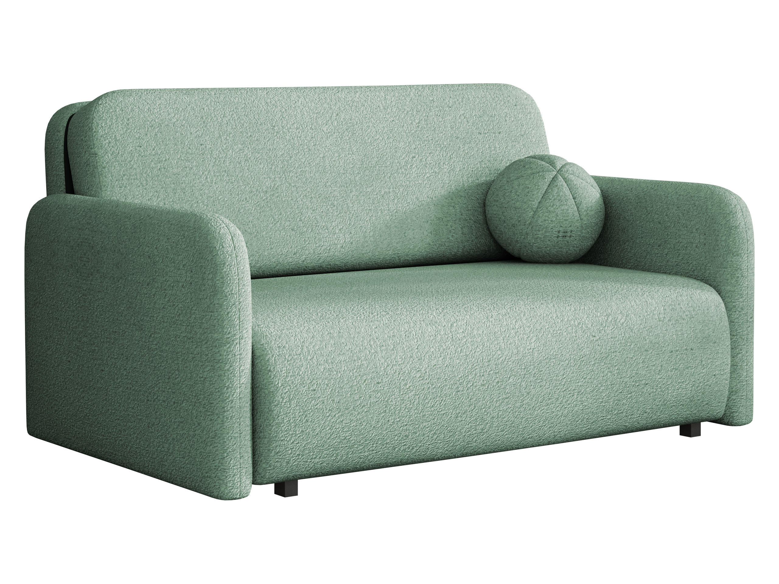 SCHLAFSOFA Viva Sun III - Türkis/Schwarz, Holz/Textil (150/85/103cm) - MIRJAN24