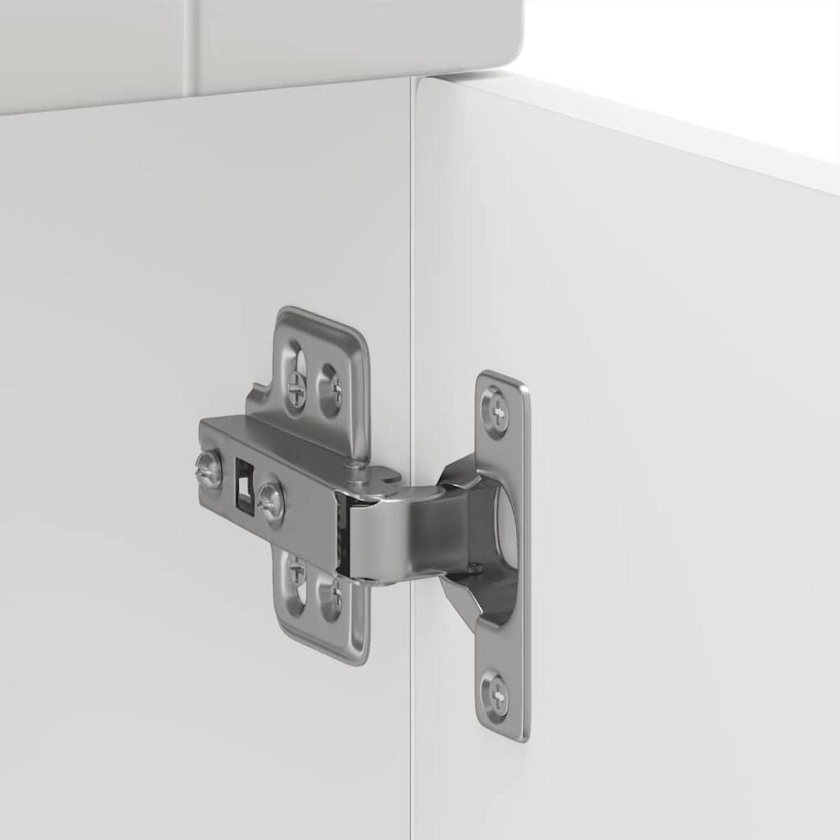 KÜCHENUNTERSCHRANK Porto Weiss Holzwerkstoff - Weiß, Holzwerkstoff (46/81.5/40cm) - vidaXL