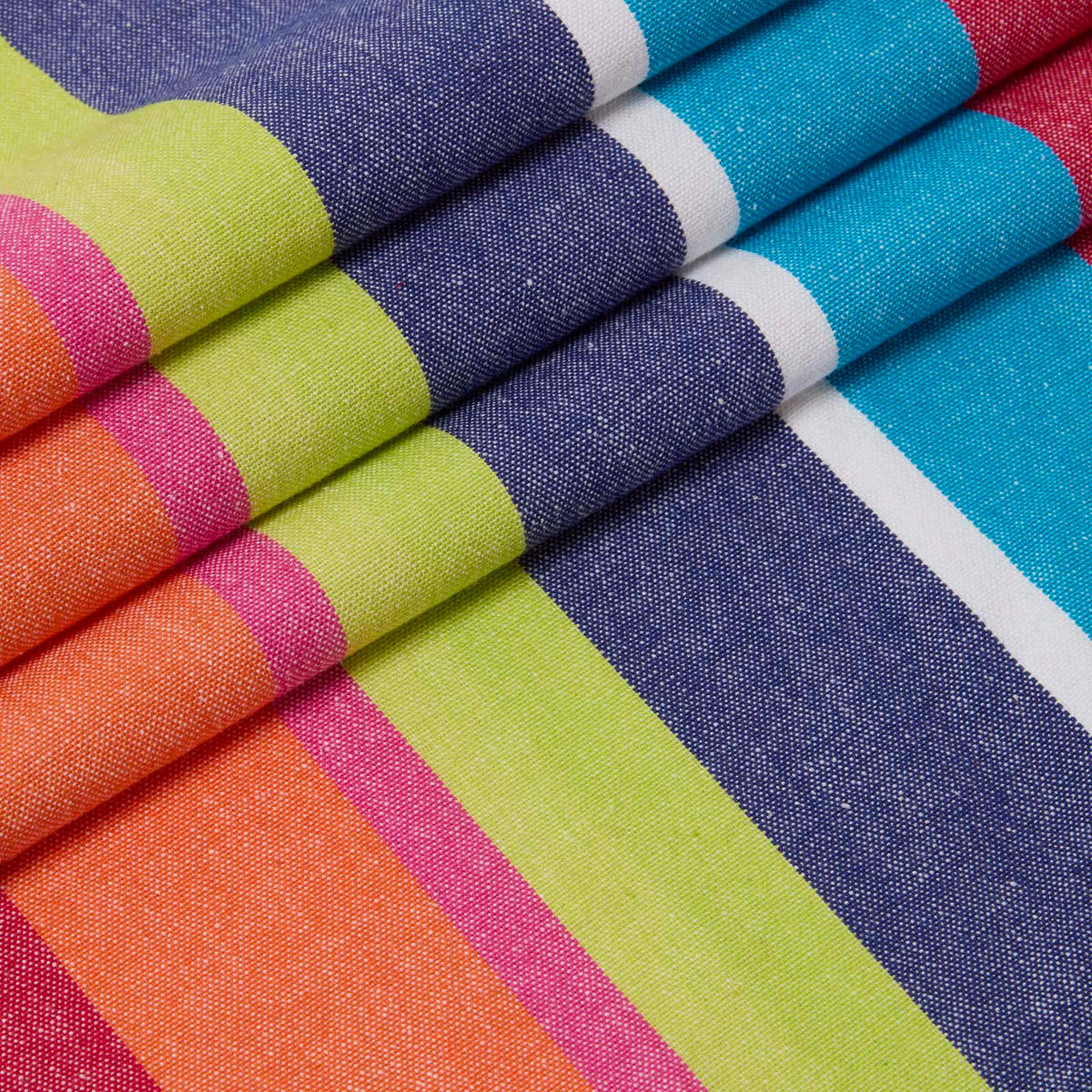 BAUMWOLLSTOFF Meterware bunt gestreift, 150 cm - Multicolor, Textil (150/100cm) - Homescapes