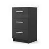 NACHTTISCH Schwarz 38 x 66 cm - Schwarz, Holzwerkstoff (38/66/35cm) - Vicco