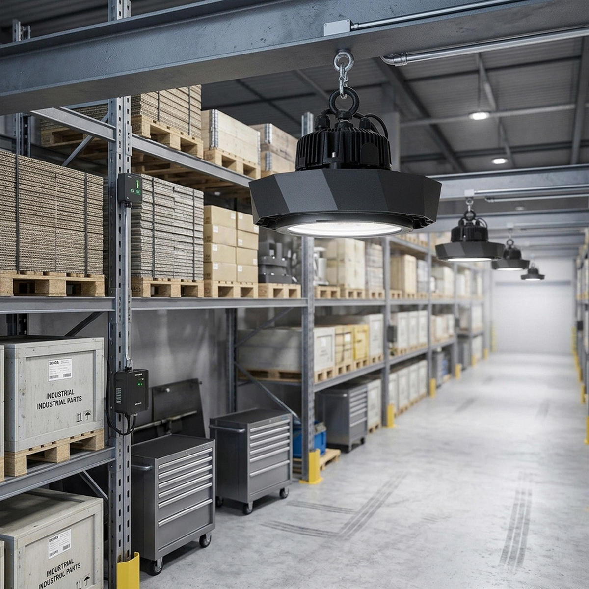 LED STRAHLER Schwarz Metall - Schwarz, Metall (14.5/14.5/26cm)