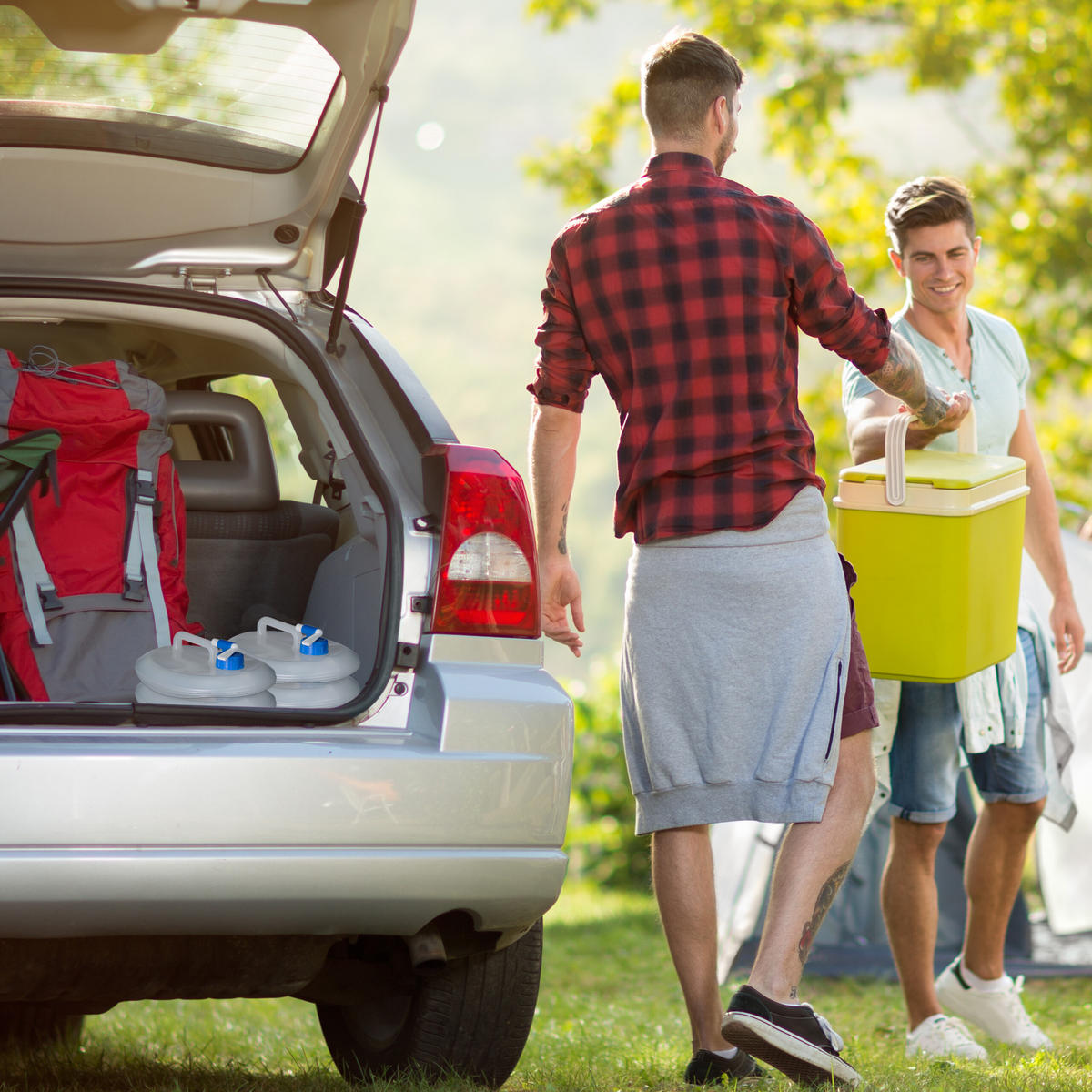 4XVODNÝ kanister - priehľadné, plast (20L) - Relaxdays