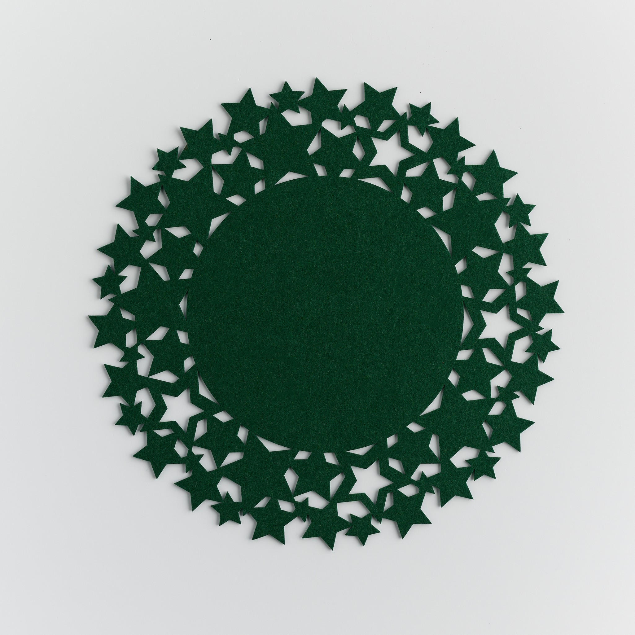 TISCHSET Stille - Dunkelgrün, Textil (38cm) - home&you