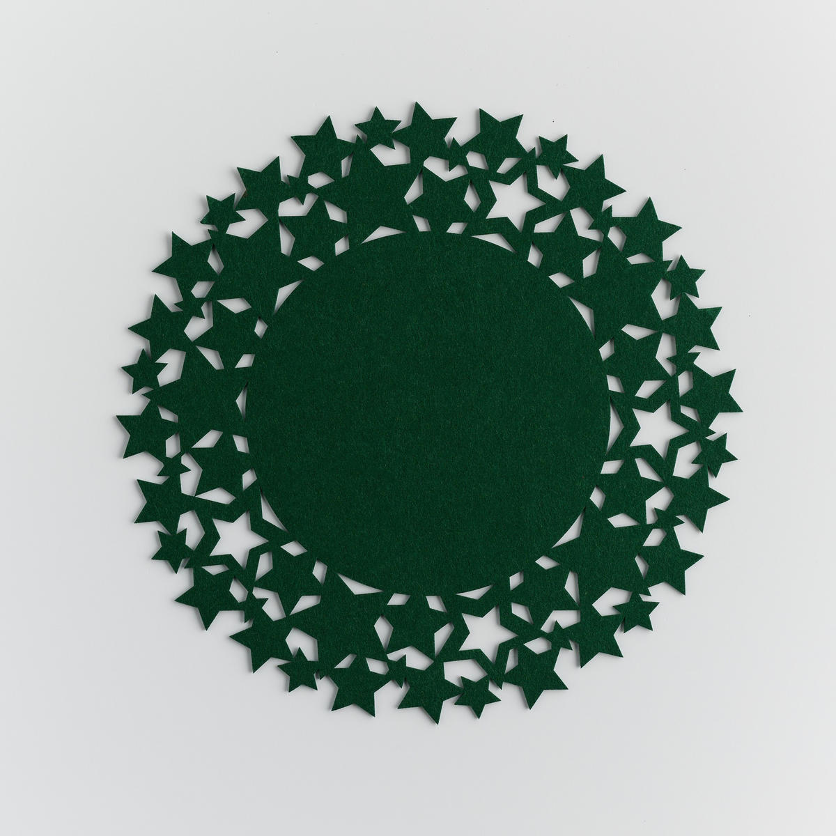 TISCHSET Stille - Dunkelgrün, Textil (38cm) - home&you