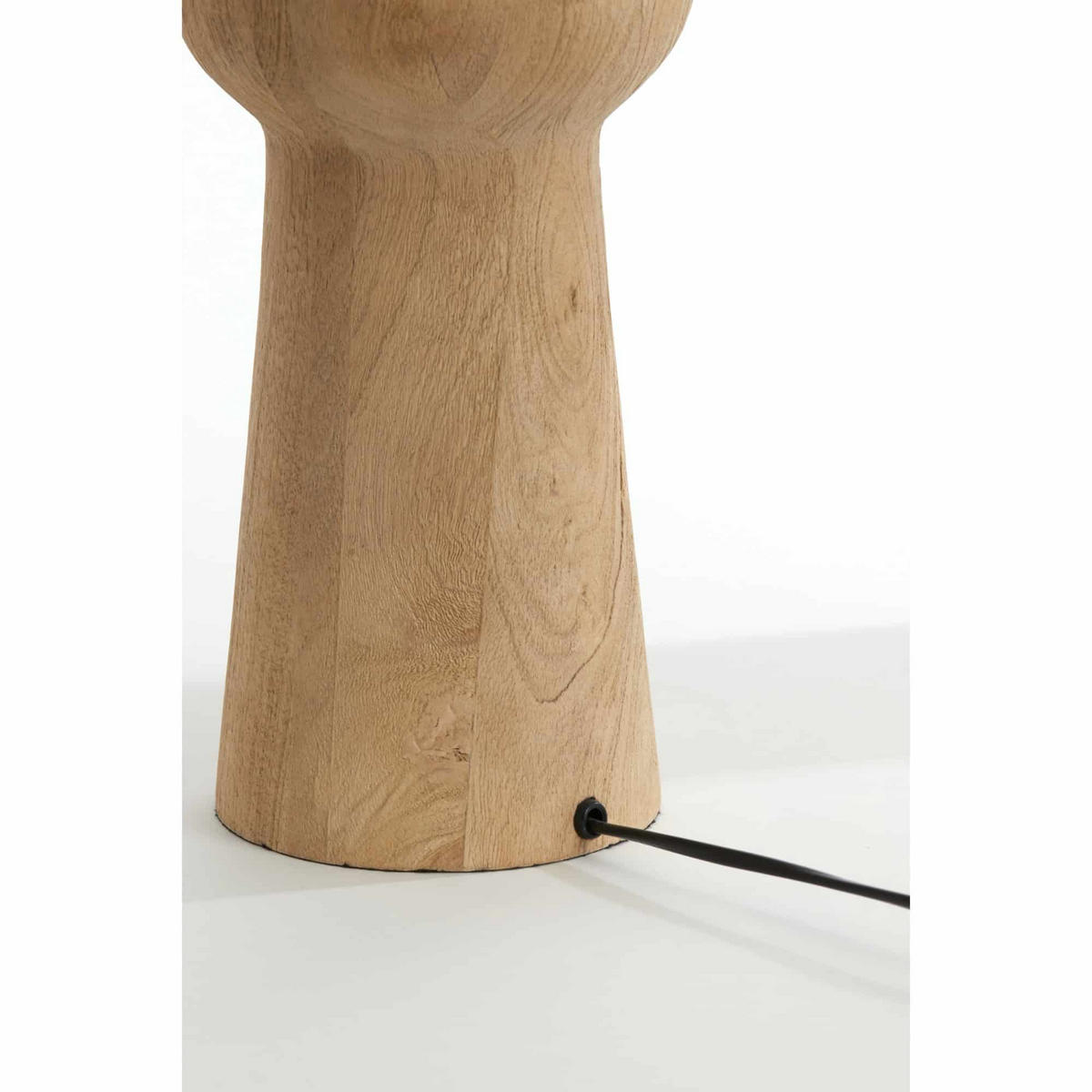 LAMPENFUSS Baglio Braun 17/17/35 cm - Braun, Holz (17/17/35cm) - Light & Living