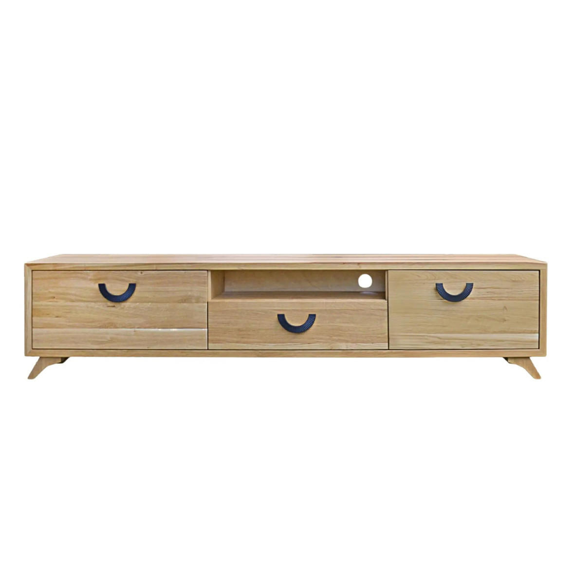 TV-SCHRANK mit Schubladen NESS I - Eichefarben, Holz (180/50/40cm) - Rawood Furniture