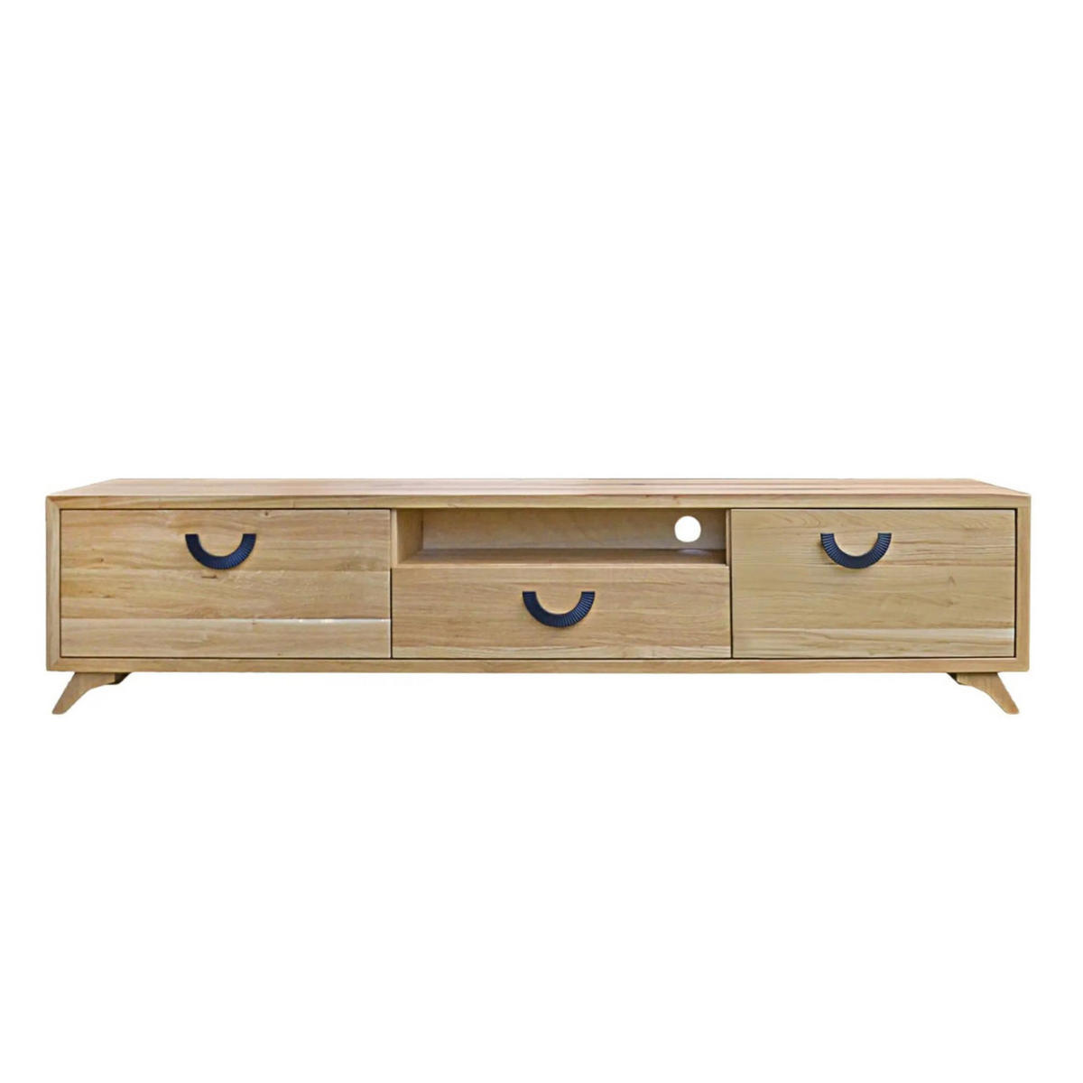 TV-SCHRANK mit Schubladen NESS I - Eichefarben, Holz (180/50/40cm) - Rawood Furniture