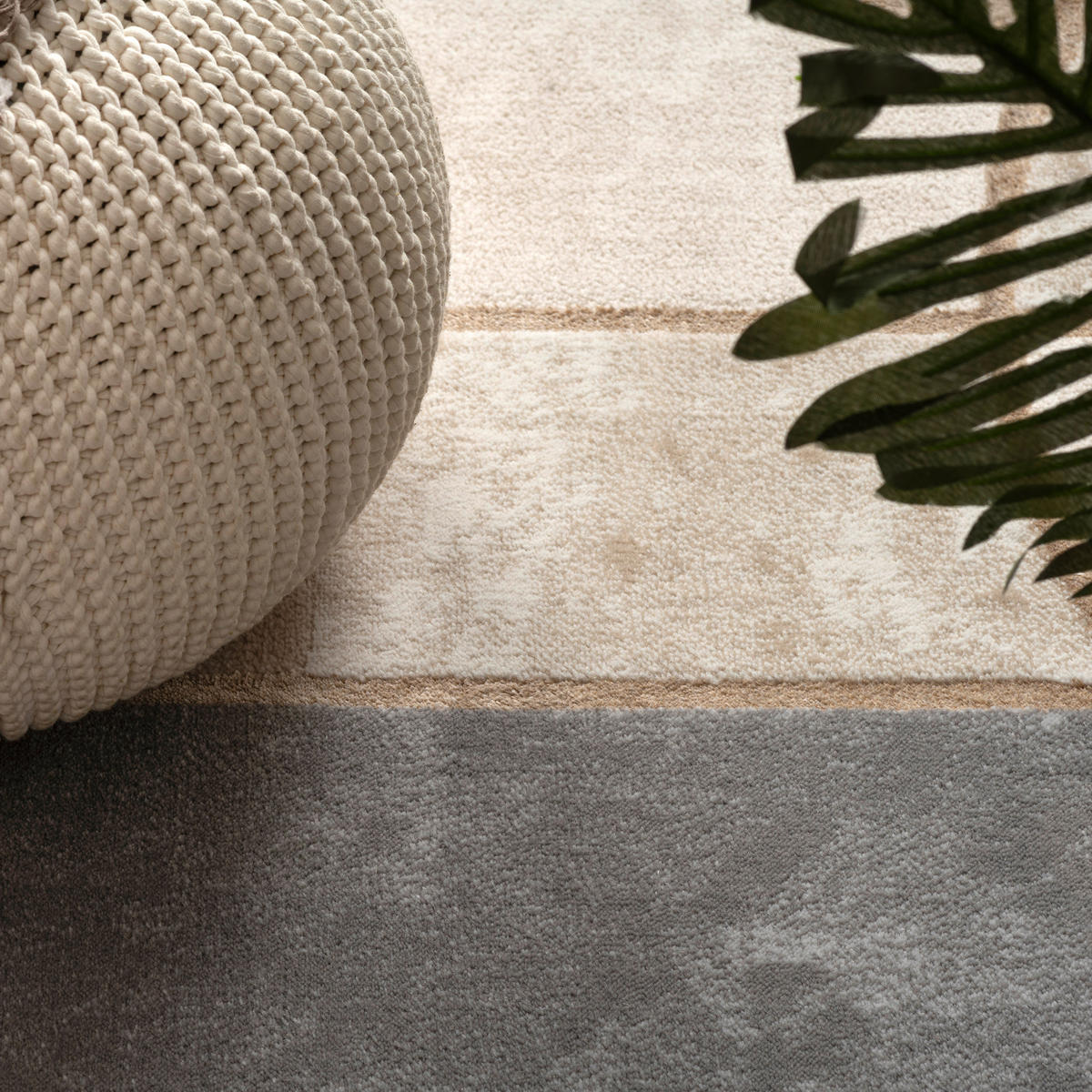 KURZFLORTEPPICH 80/150 cm Tuana 220 - Grau, Textil (80/150cm) - Paco Home