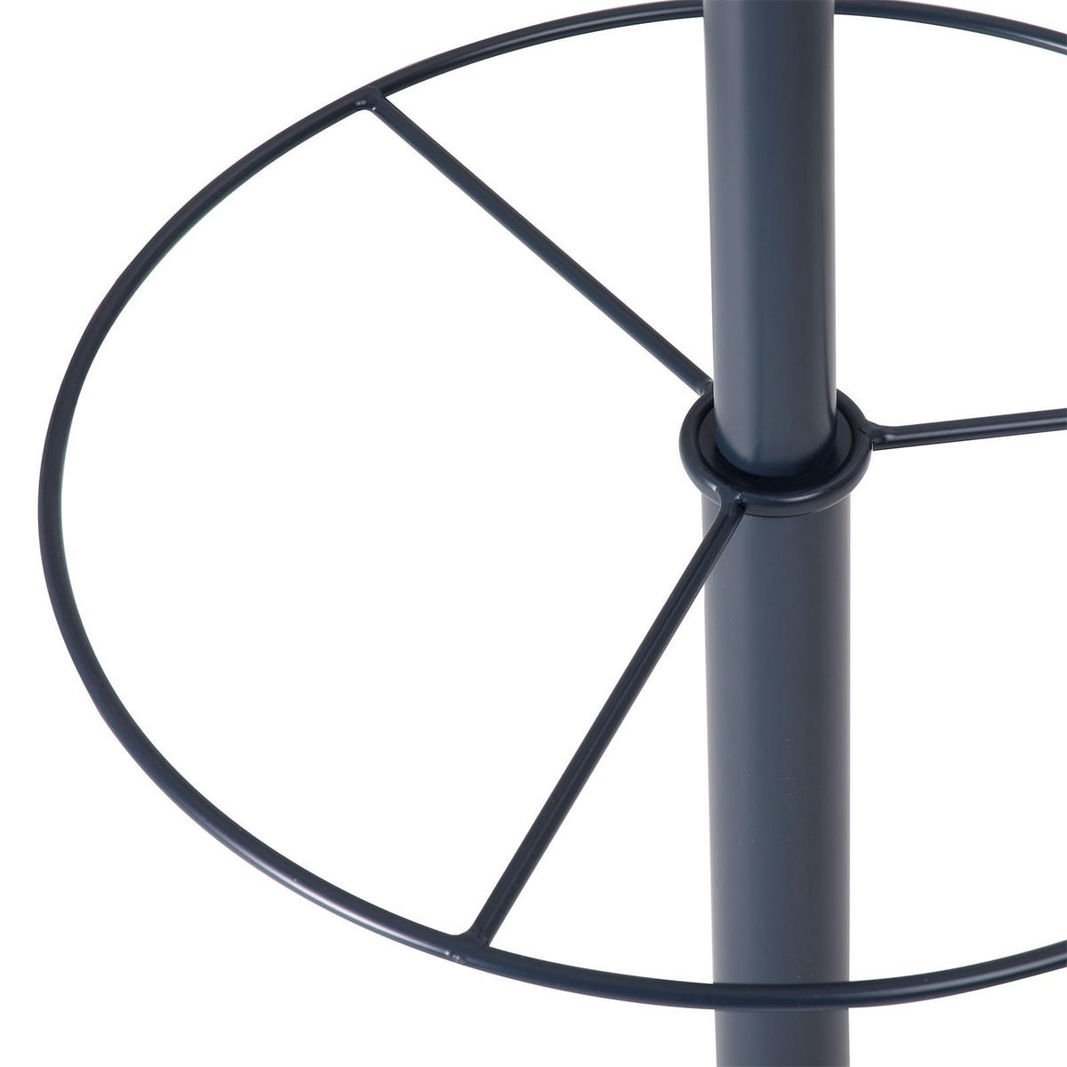 KLEIDERSTÄNDER TRIANA - Grau, Metall (30/185/30cm) - IDIMEX