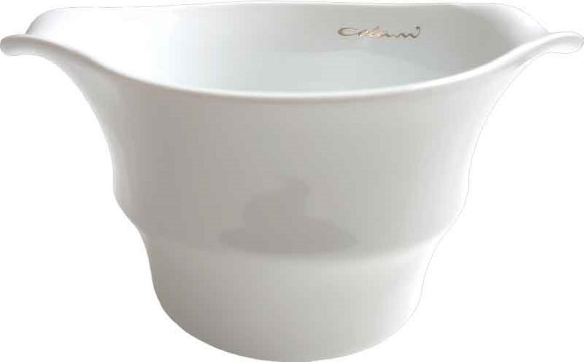 MÜSLISCHALE weiß - Multicolor/Weiß, Keramik (12/16/9cm) - Luigi Colani Porzellan