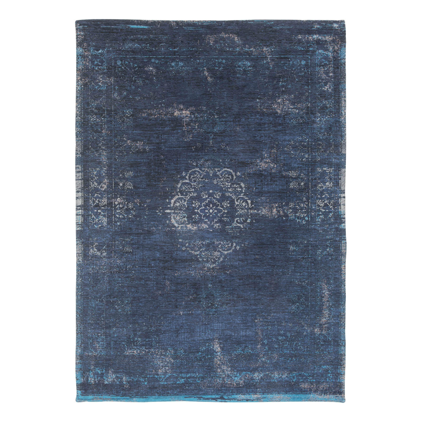 Louis De Poortere Teppich Blau 80x150 cm