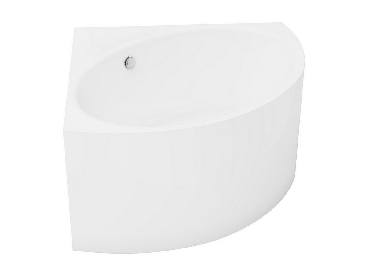 BADEWANNE (Standard) - 1 -Sitzer - Acryl - weiß - COBITIS - Weiß, Kunststoff (120/63/120cm) - Vente-Unique