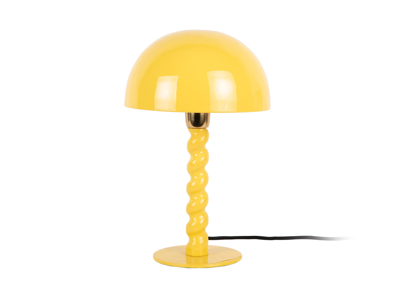TISCHLAMPE Prisa 25/25/39 cm - Gelb, Metall (25/25/39cm) - Leitmotiv